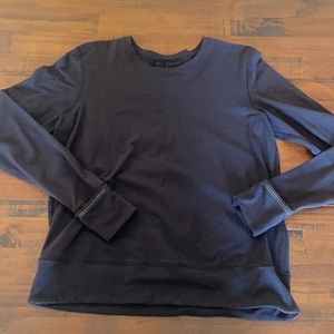 Lululemon long sleeve sweatshirt size 10 black
